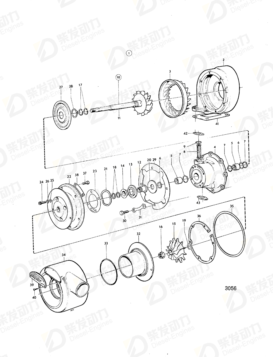 volvo penta Lock nut 417730 Drawing volvo penta Lock nut 417730 Drawing